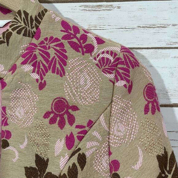 Vintage Liquid Floral Jacket - 6 - Picture 7 of 12